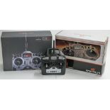 Spektrum DX6i 2.4ghz radio control transmitter in original box together with Spektrum DX4e