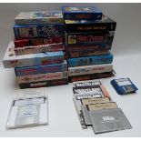Over 20 vintage computer games including Gunship 2000, Wasteland, Red Baron, The Lost Admiral,