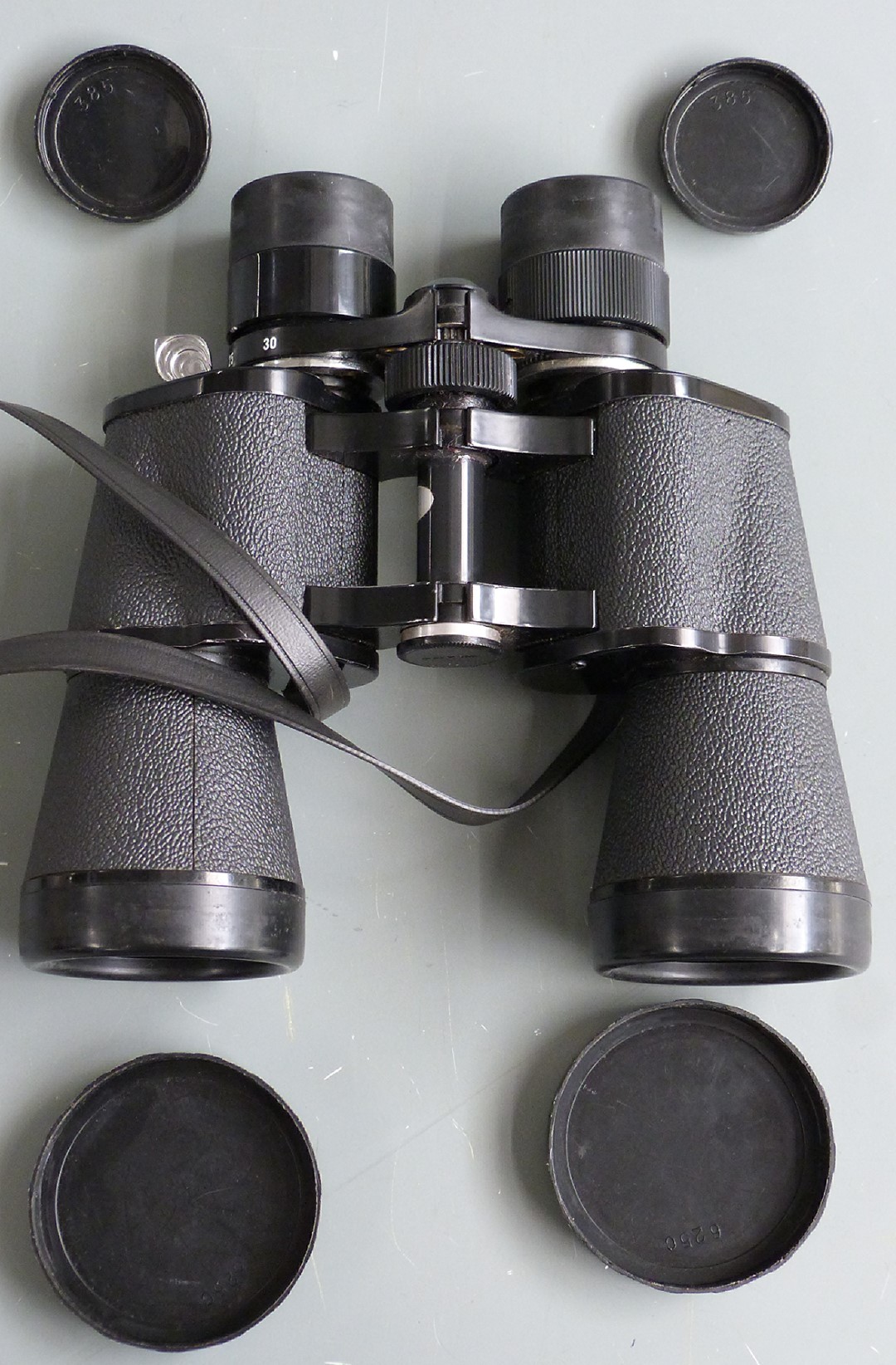 Cased pair of Mark Scheffel 10-30x50 binoculars - Image 2 of 3