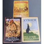 Three Kynoch shotgun and rifle cartridge advertising display cards, largest 42x28cm.