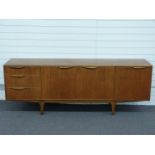 McIntosh retro sideboard, W203 x D47 x H74cm