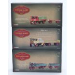 Three Corgi Vintage Glory Of Steam 1:50 scale limited edition diecast model Sentinel Wagon sets