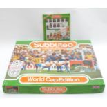 Subbuteo table soccer set World Cup Edition Fifa World Cup 1990 Italia 90 and matching England squad