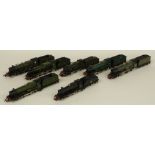 Seven Airfix, Lima, Dapol and similar 00 gauge model railway locomotives including Graythwaite Hall,