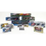 Twelve Cararama 1:43 and 1:72 scale diecast model vehicles and vehicle sets including Junior Rescue,