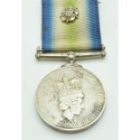 Royal Navy South Atlantic Medal with rosette, named to MEM A P Sowden, D183680L HMS Yarmouth. During