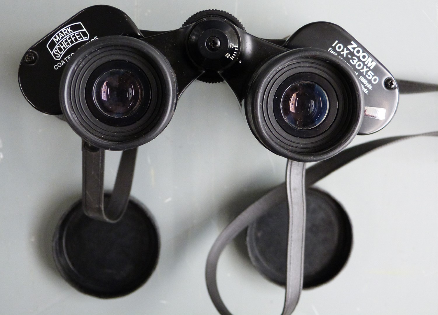 Cased pair of Mark Scheffel 10-30x50 binoculars - Image 3 of 3