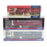 Three Corgi Hauliers Of Renown 1:50 scale limited edition diecast model lorries Norfolkline CC13806,