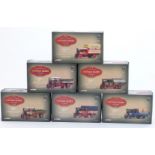 Six Corgi Vintage Glory Of Steam 1:50 scale limited edition diecast model Foden wagons Tate & Lyle