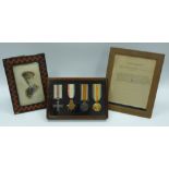 British Army WW1 Military Cross medal group comprising Military Cross, 1914/1915 Star named to 537