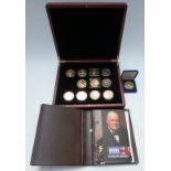 Great British Military Heroes collection in London Mint Office deluxe case with folder of