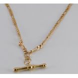 A 9ct gold necklace, 4.1g