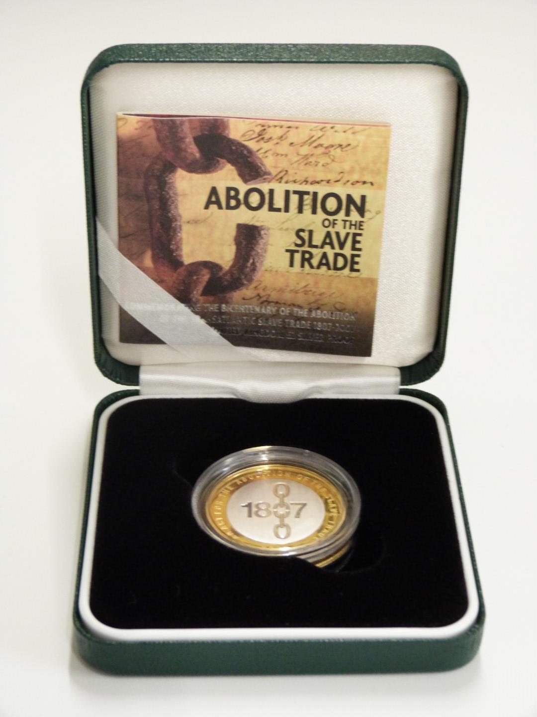 Four Royal Mint silver proof £2 coins for 2007, two Acts of Union and two slavery examples, all - Image 5 of 5