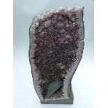 Large amethyst geode, height 74cm