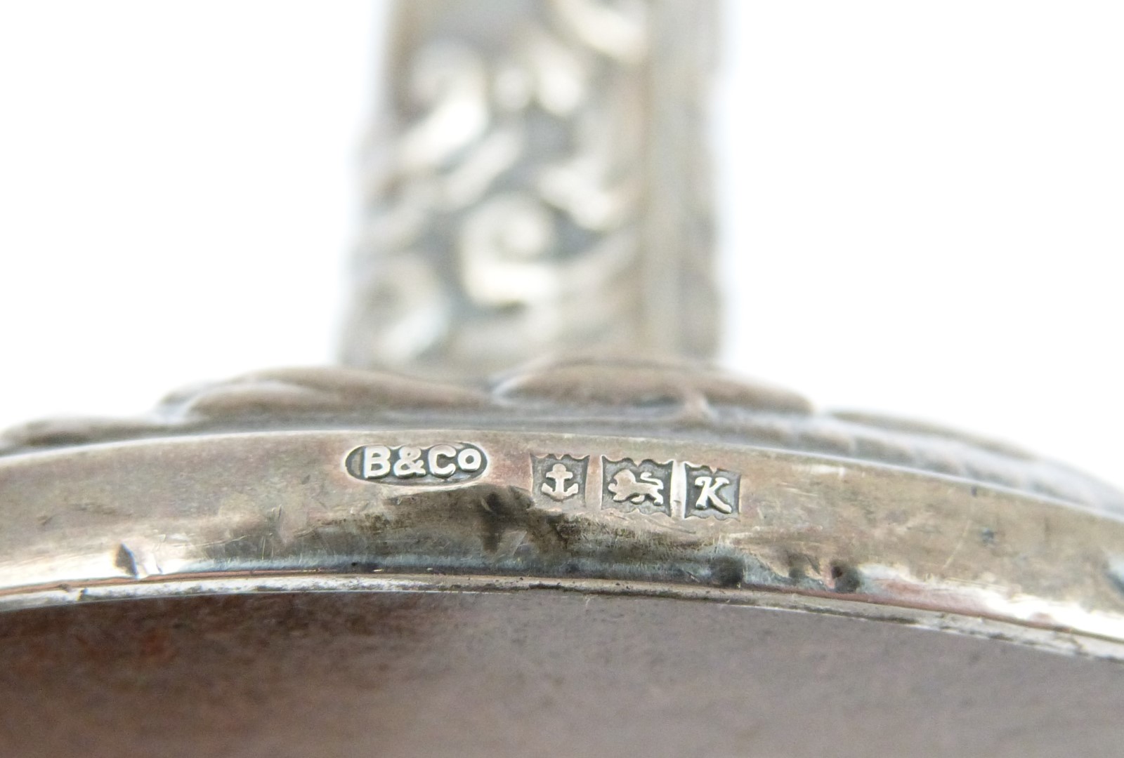 Hallmarked silver mounted dressing table items comprising pair of candlesticks, Birmingham 1984, - Image 3 of 7