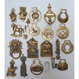 Various door knockers to include Ripon, Durham, York and others together with various horse
