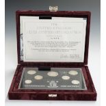 Royal Mint 1996 UK Silver Anniversary Collection to celebrate 25 Years of Decimalisation, cased with
