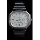Omega Constellation gentleman's wristwatch ref. 196.0064 with day and date aperture, luminous hands,