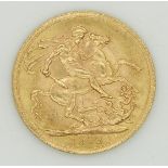 1912 George V gold full sovereign