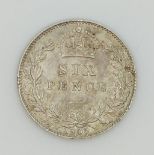 1905 Edward VII sixpence VF+