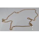 A 9ct gold necklace/ chain, 3.1g