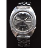 Seiko gentleman's skin diver automatic wristwatch ref. 6106-8100 with day and date aperture,