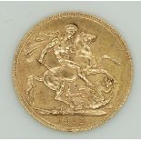 1912 George V gold full sovereign