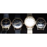 Four gentleman's mechanical wristwatches comprising Oris Super, Rotary, Services and Sekonda,