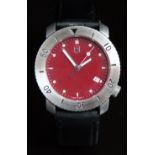 Victorinox Swiss Army Sub diver's style gentleman's wristwatch ref. V7-10 with date aperture,