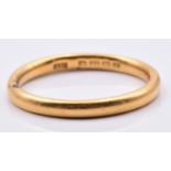 A 22ct gold wedding band/ ring, 3.2g, size N