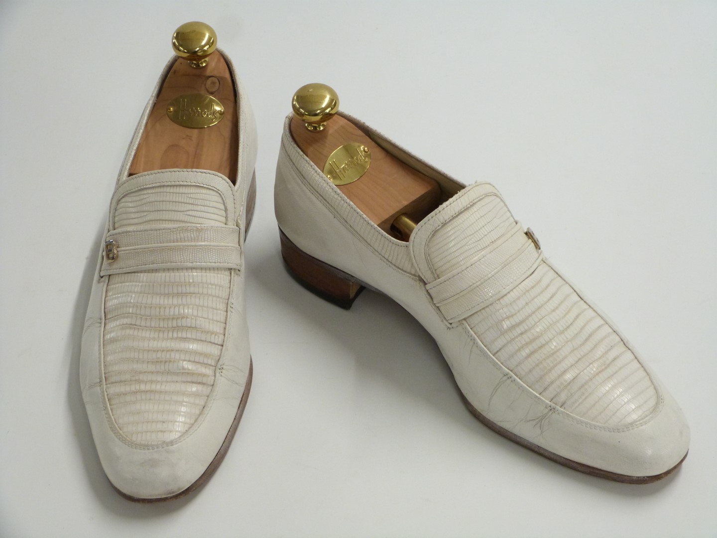 Ten pairs of gentleman's leather designer shoes including Christian Dior ostrich skin, most size 9 - Image 3 of 6