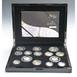 Royal Mint 2011 UK Silver Proof Coin Set, in deluxe case with booklet no 0167