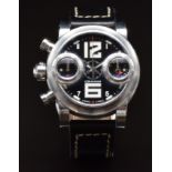 Graham Swordfish Booster gentleman's automatic chronograph wristwatch ref. 2SWAS.B14A.K06B with