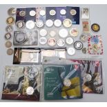 A collection of 'collectable' £2 coins, fifty pences and modern crowns etc, many in presentation