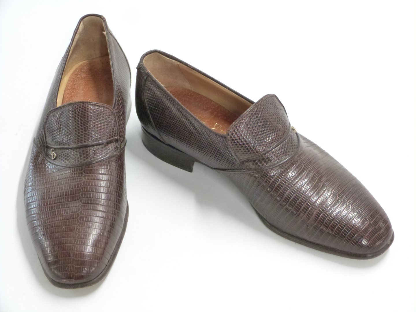 Ten pairs of gentleman's leather designer shoes including Christian Dior ostrich skin, most size 9 - Image 2 of 6
