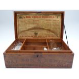 Victorian Day Son & Hewitt's "Original" stockbreeder's medicine chest No.2, with impressed details