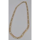 A 9ct gold necklace, 7.3g