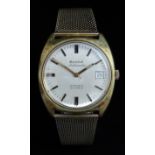 Bulova Ambassador gentleman's automatic wristwatch ref. 775-2 with date aperture, luminous hands,