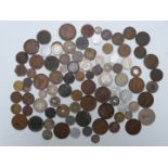 An amateur collection of world coins 18thC onwards, to include Irish Free State, British Northern
