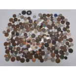 A collection of UK and overseas sundry coinage