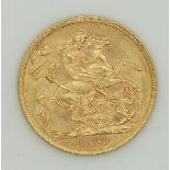 1909 Edward VII gold full sovereign