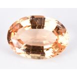 An imperial topaz measuring approximately 2.8cts