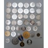 A collection of continental modern collectable coinage, most in original capsules (Ian Rank-Broadley