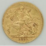 1912 George V gold full sovereign