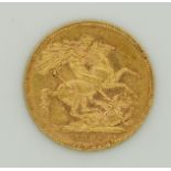 1891 Victoria Jubilee head gold full sovereign