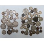 Approximately 80g pre-1920 UK silver coinage including Victoria, an approximately 126g of pre-1947