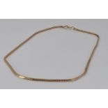 A 9ct rose gold chain necklace, 7.8g