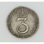 George III Maundy threepence