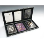 Royal Mint 2008 Emblems of Britain Set Silver Proof Collection, together with a Royal Shield of Arms