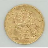 1910 Edward VII gold full sovereign